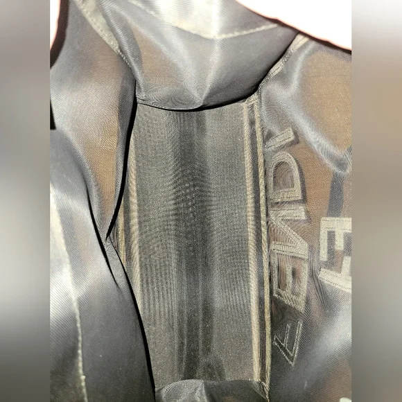 💝SALE!!! FENDI Black mesh small tote - Picture 5 of 6